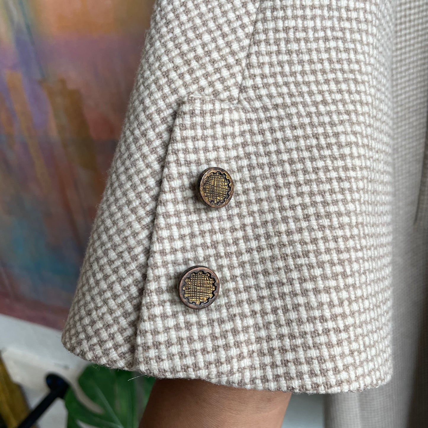 Woven Coat 1960's/70's | Large