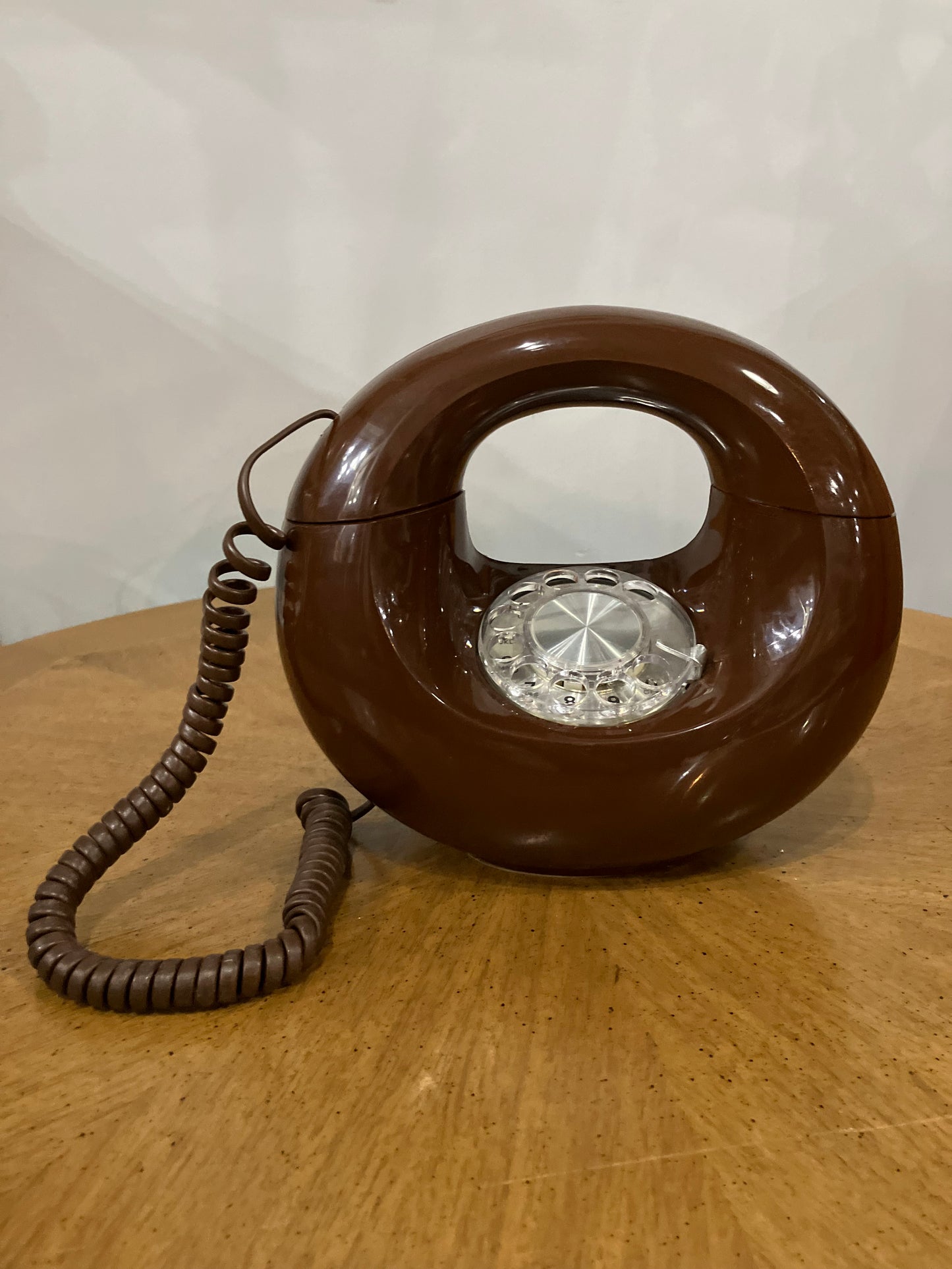 MCM Sculpture Round Donut Rotary Phone