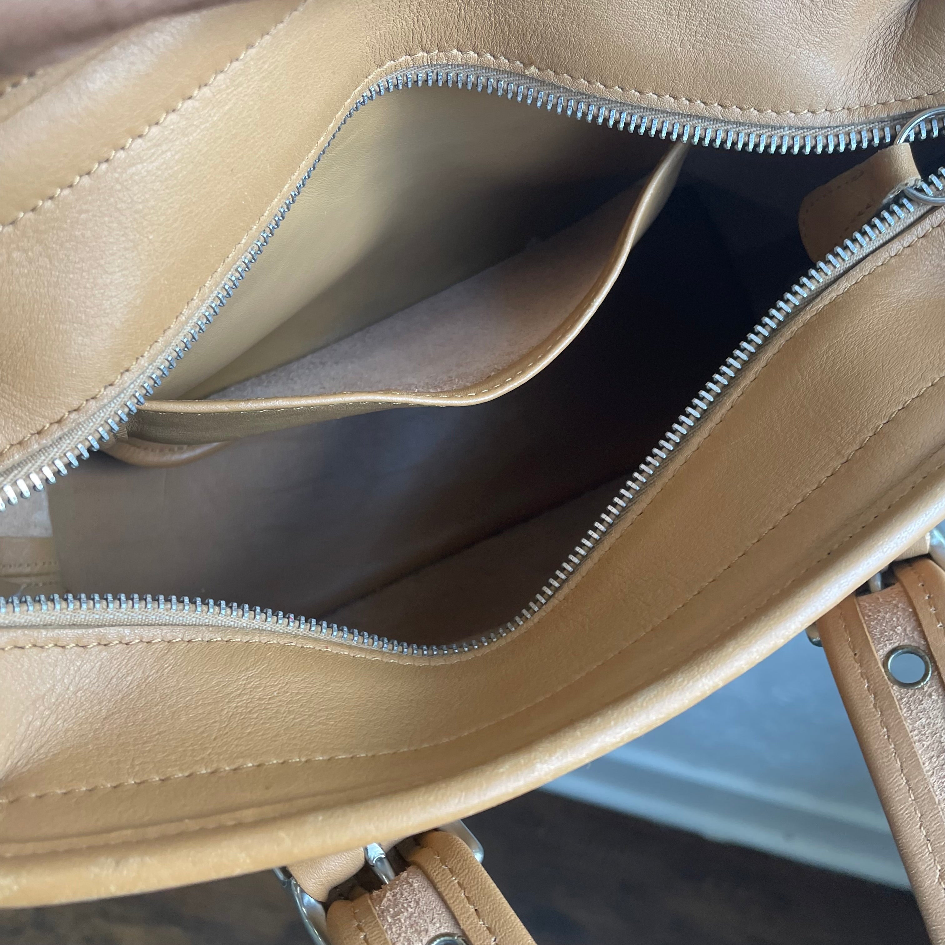 Coach Camel Legacy Satchel 2001 #9063