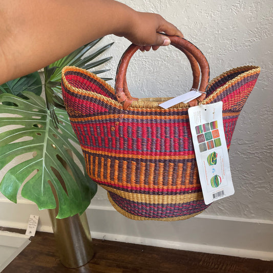 African Market Woven Basket