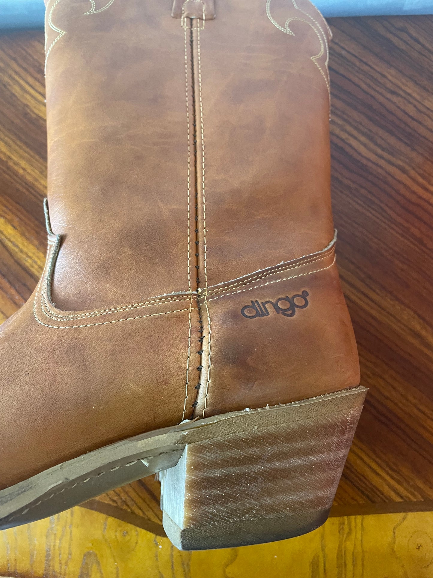 1980s Dingo Leather Cowboy Boots • Men’s 12