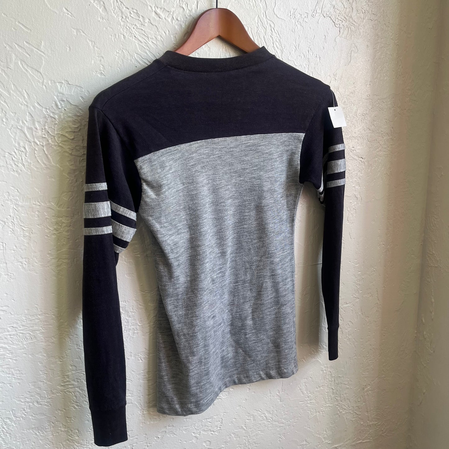 Grey Black Steelers Shirt | Xs