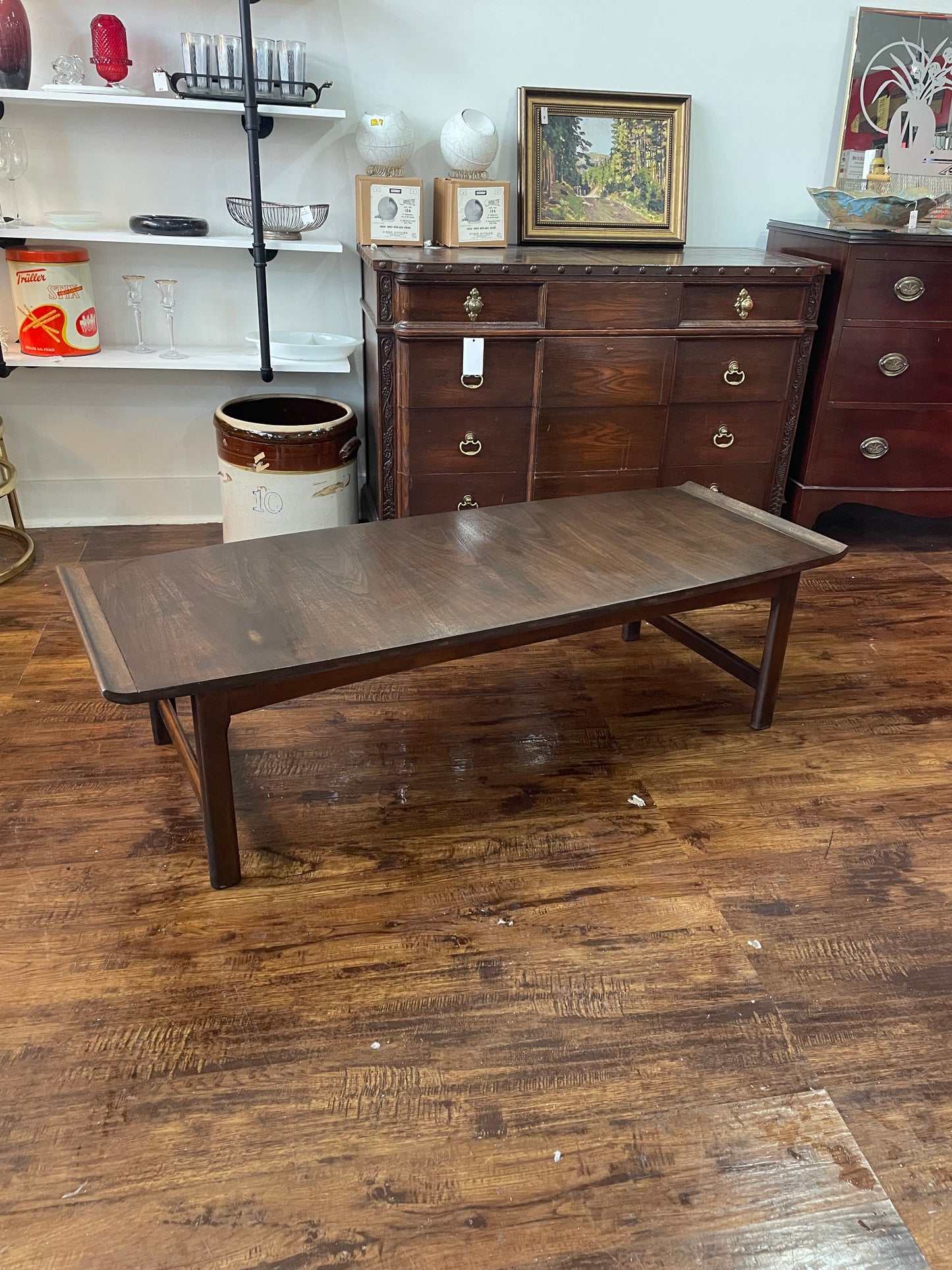 Lane Mid Century Surfboard Coffee Cocktail Table