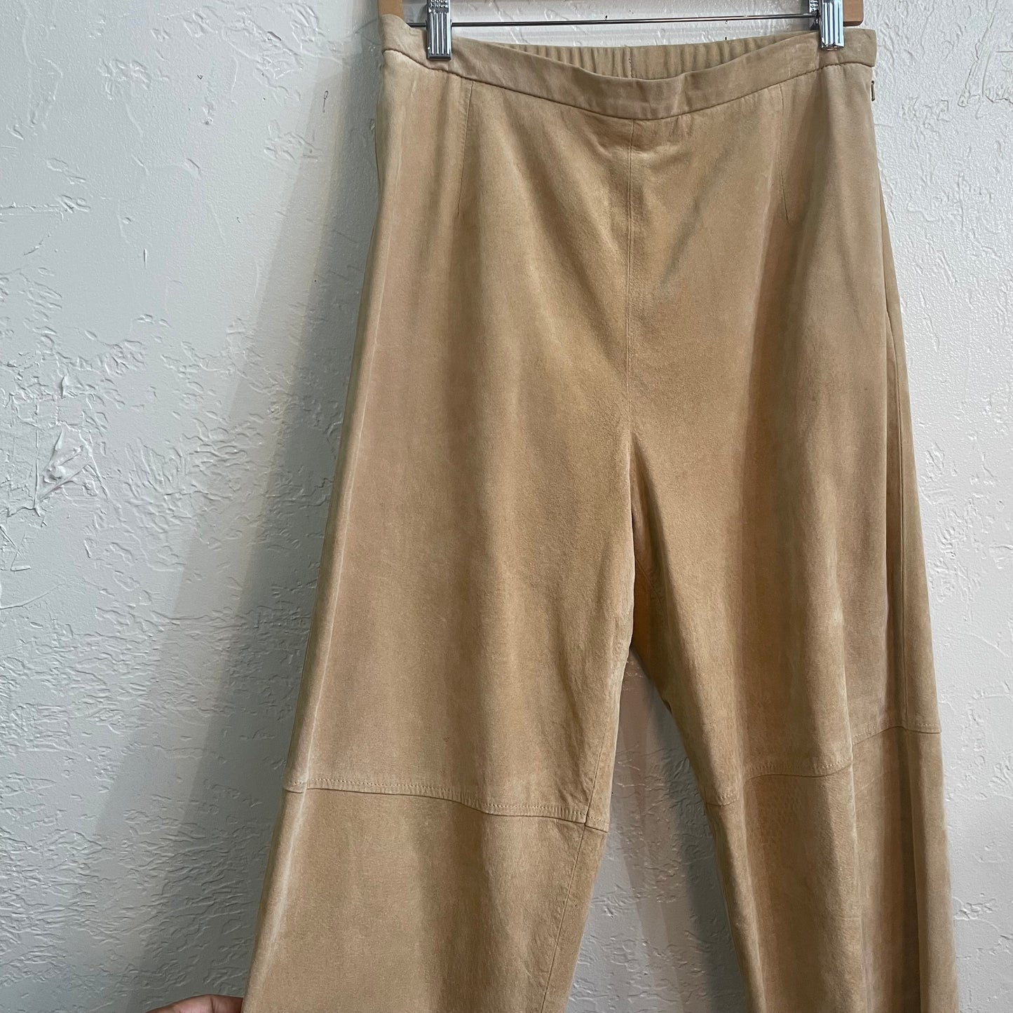 Nude Leather Pants 1990’s | Size 12