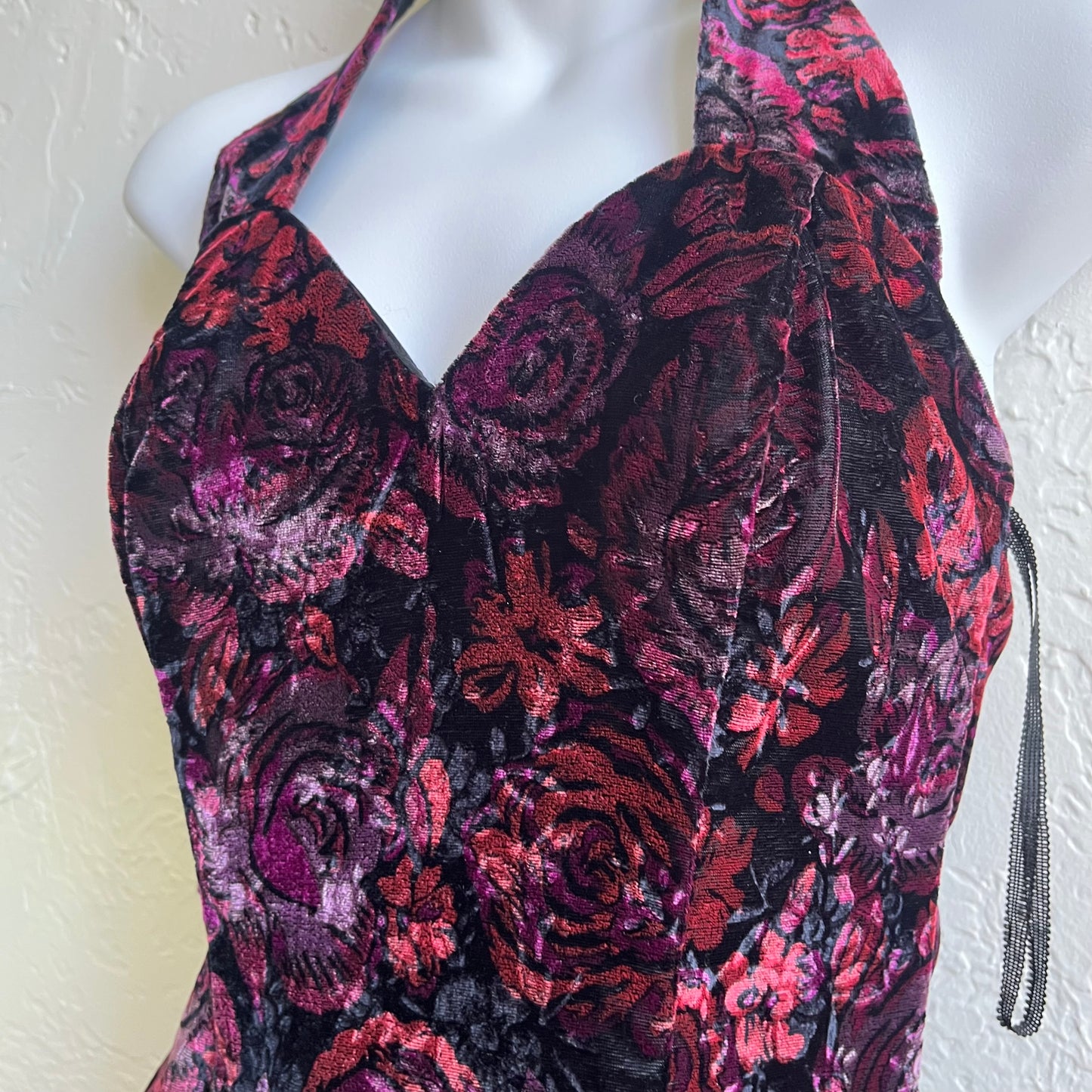 Vintage Velvet Dress | XS