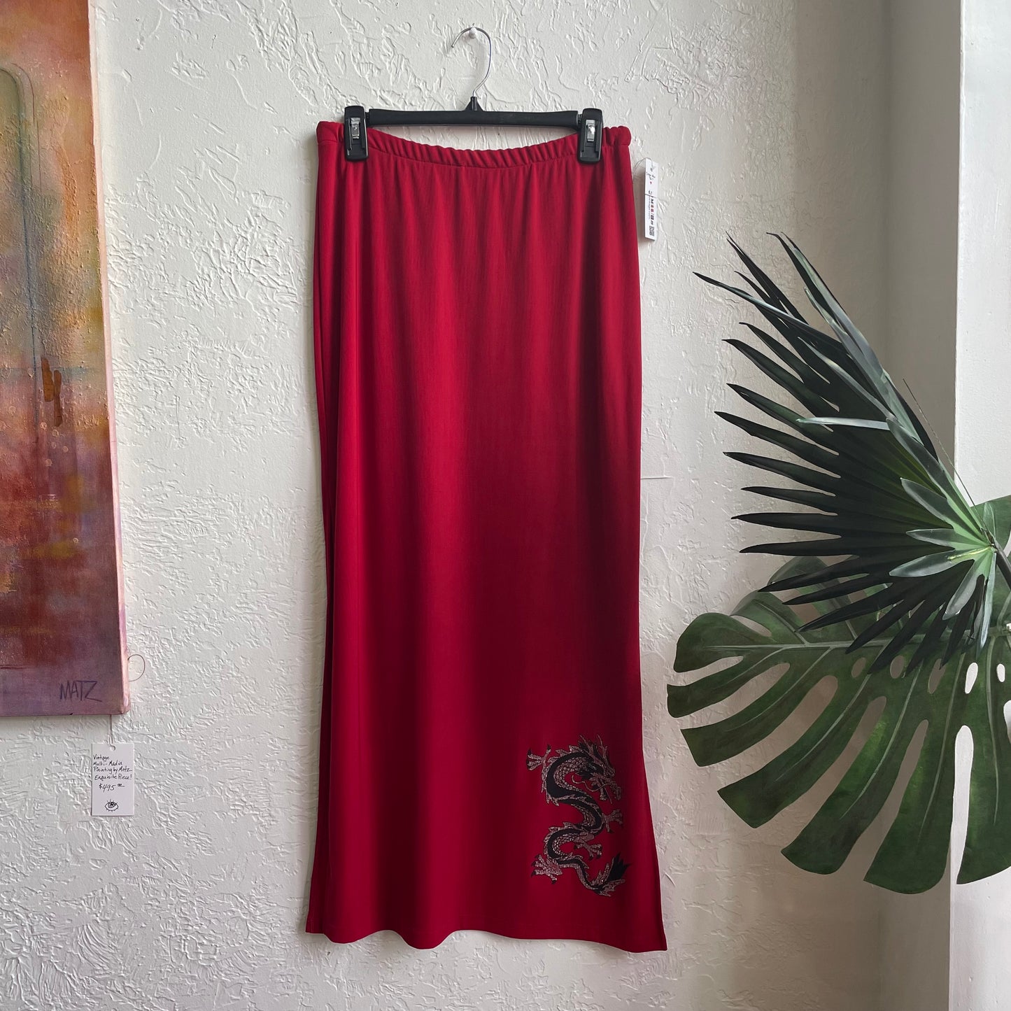 Red Dragon Maxi Skirt