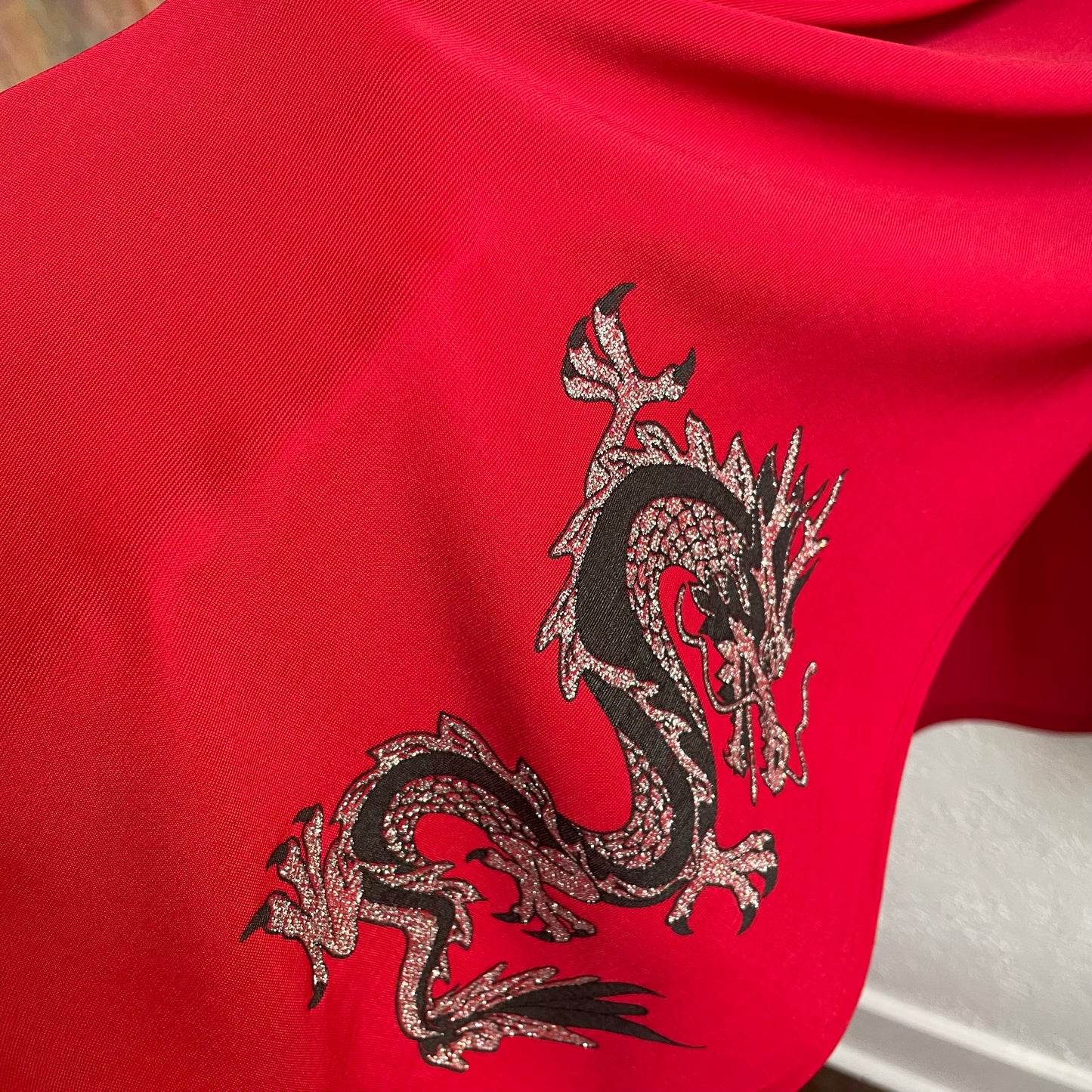 Red Dragon Maxi Skirt