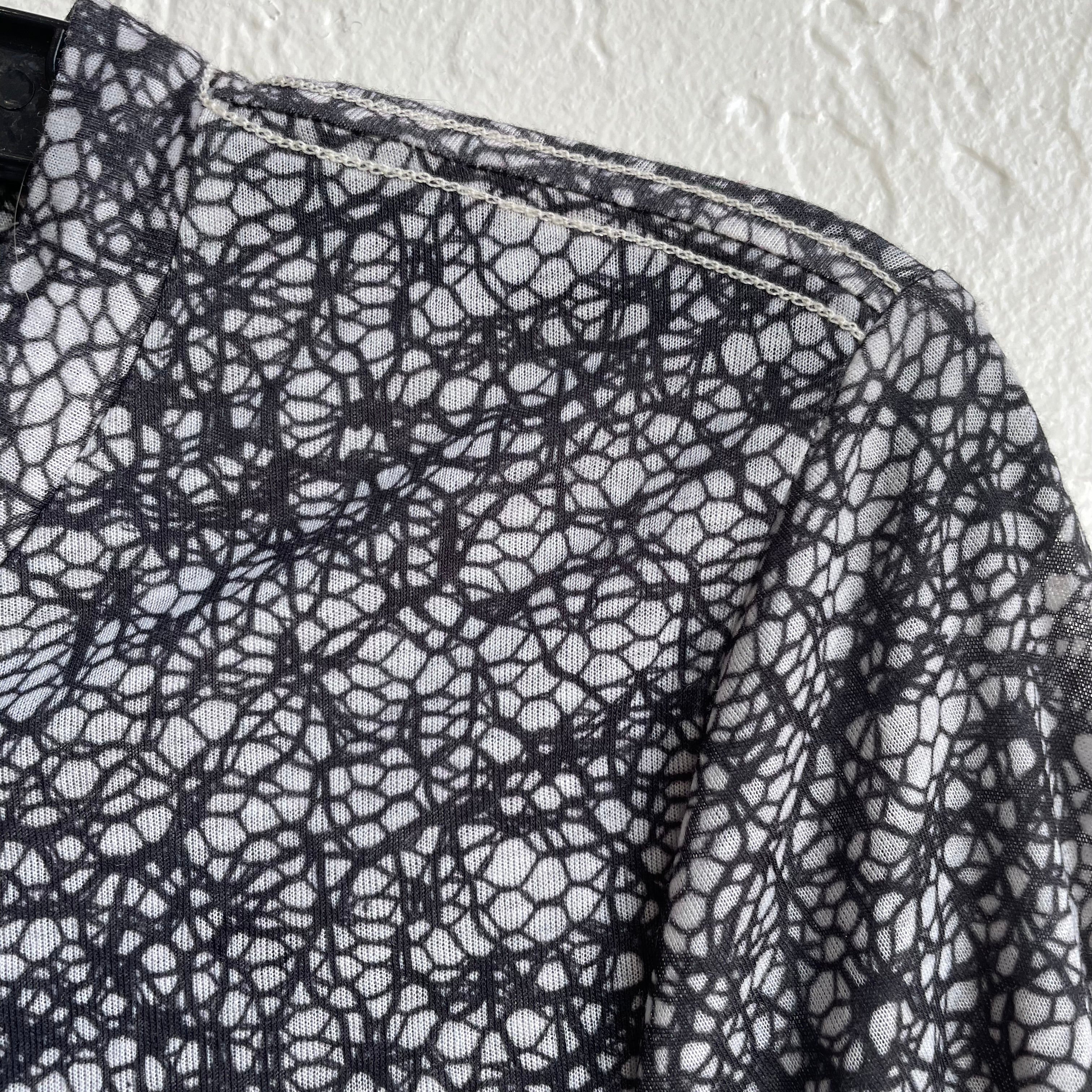 Rag & Bone Long Sleeve Sheer Shirt | medium