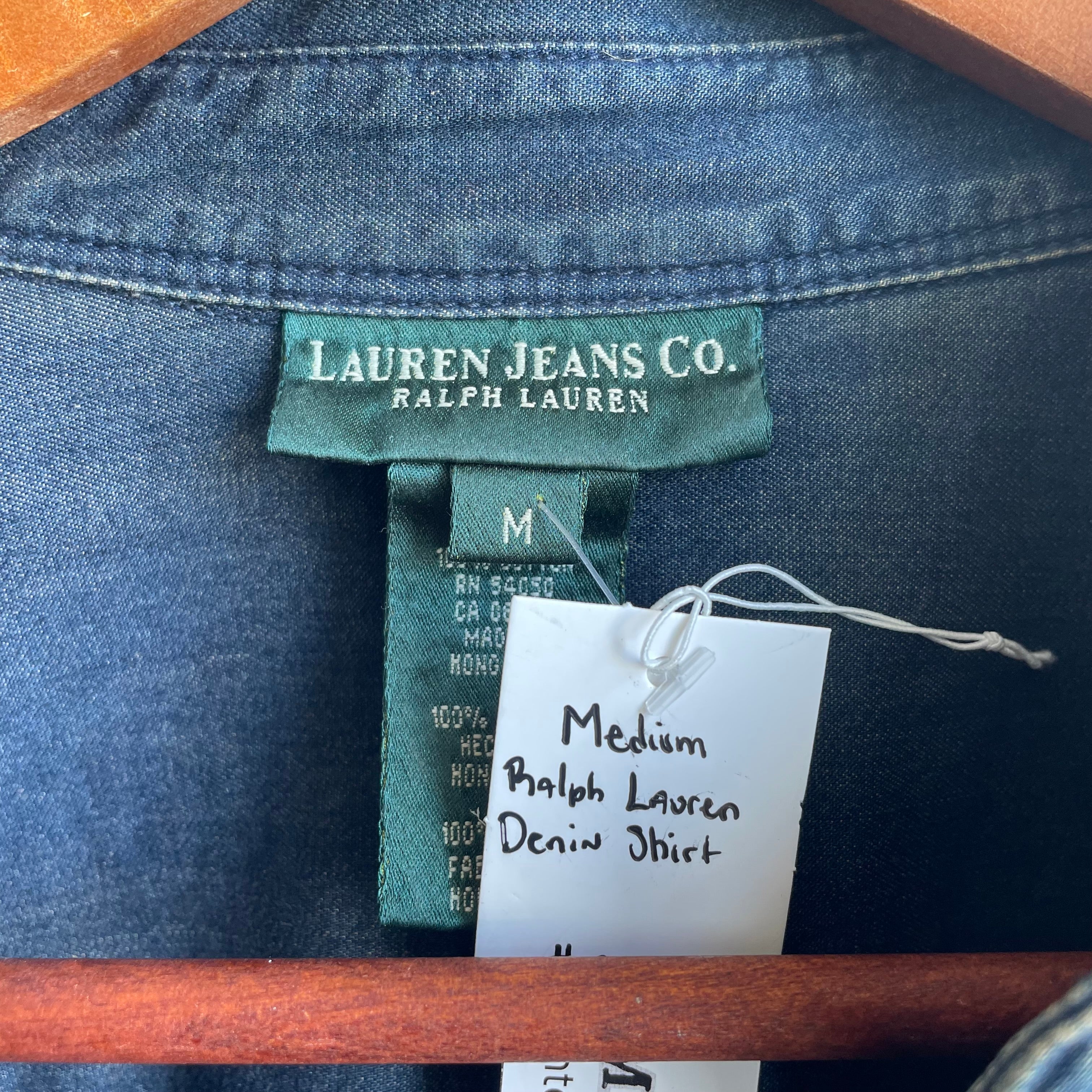 Ralph Lauren Denim Button Down Shirt | Medium