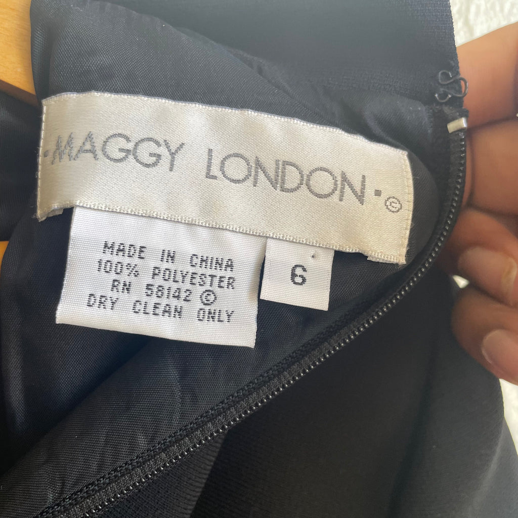 Black Maggy London Asian Inspired Dress | Small 6