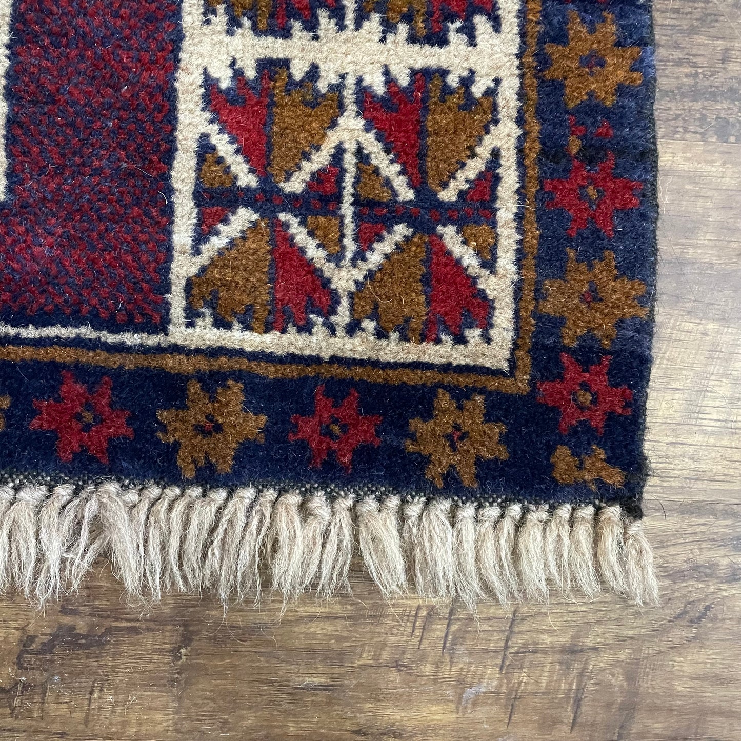 Vintage Baluch Handmade Afghan Rug