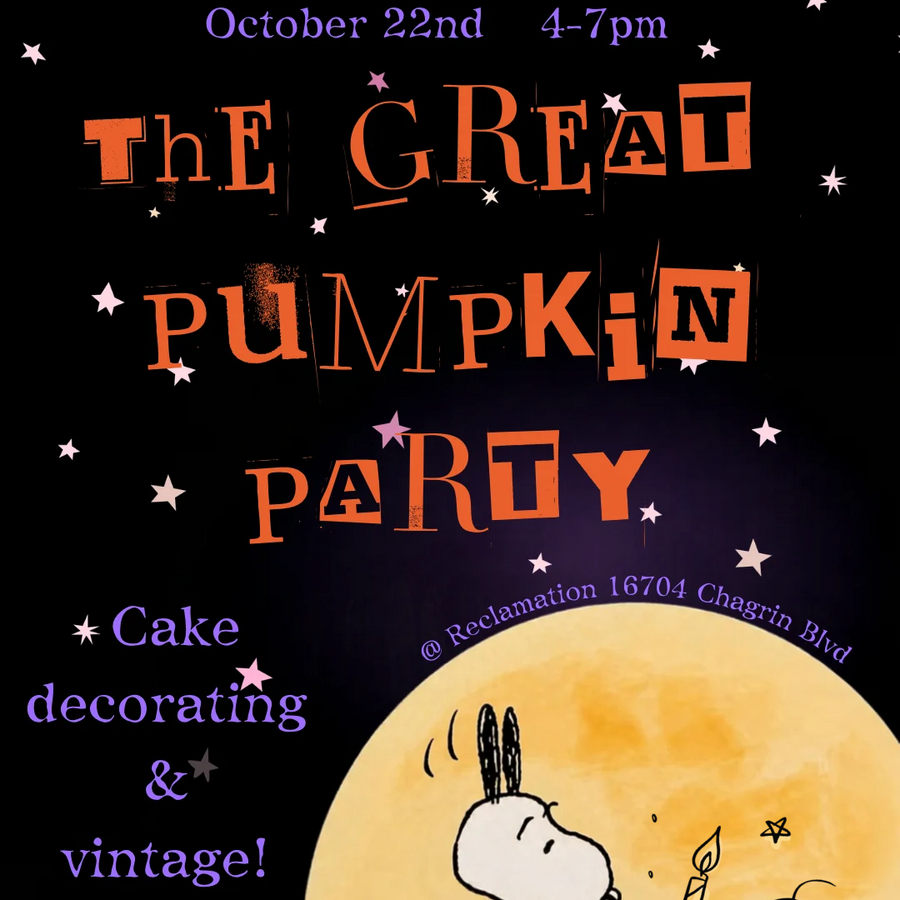 The Great Pumpkin Party Hosted by         Buggin Butterfly Vintage