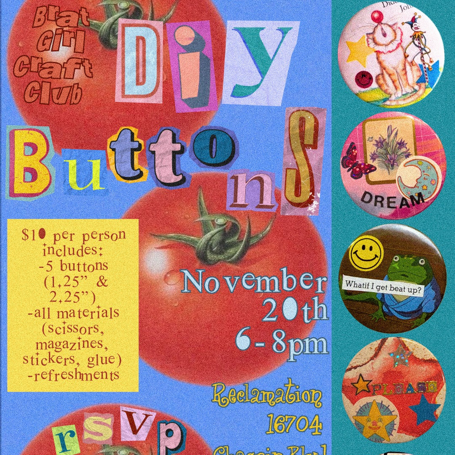Brat Girl Vintage Hosts: DIY Button Making