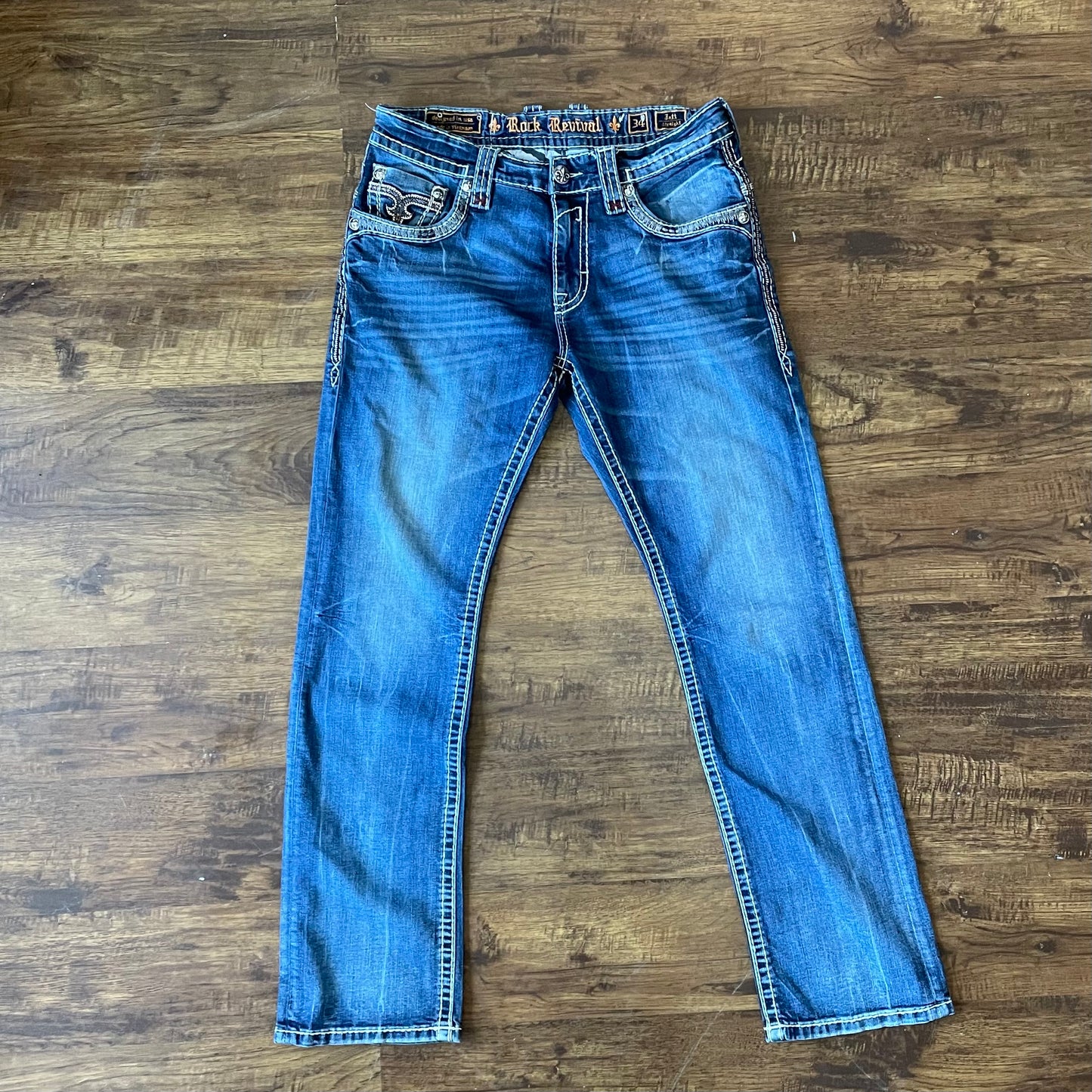 Y2K Rock Revival Straight Leg Jeans 34x34