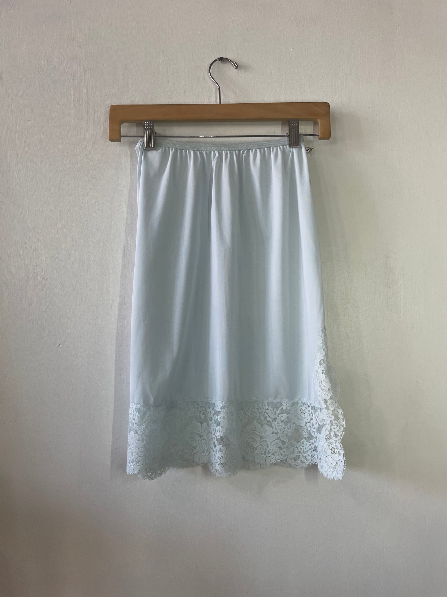 60s Baby Blue Vanity Fair Slip Skirt