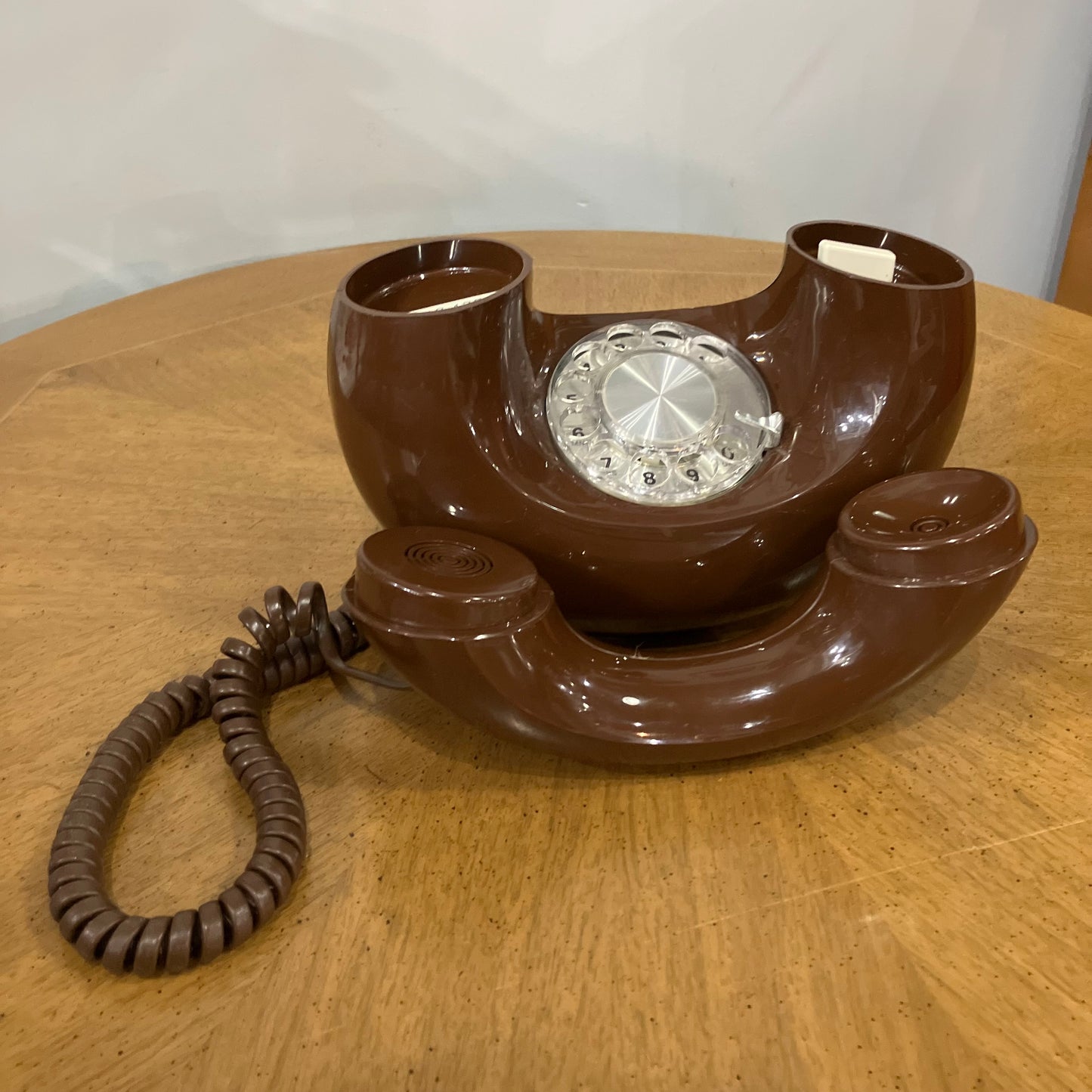 MCM Sculpture Round Donut Rotary Phone