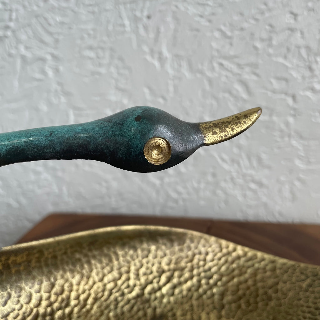 Pal-Bell Co Maurice Made in Israel Ascalon Brass Duck Trinket Dish