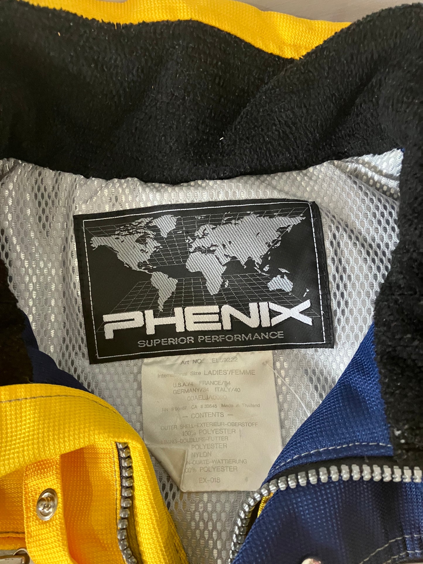 Phenix Snow Ski Jacket 1990s | Size 4