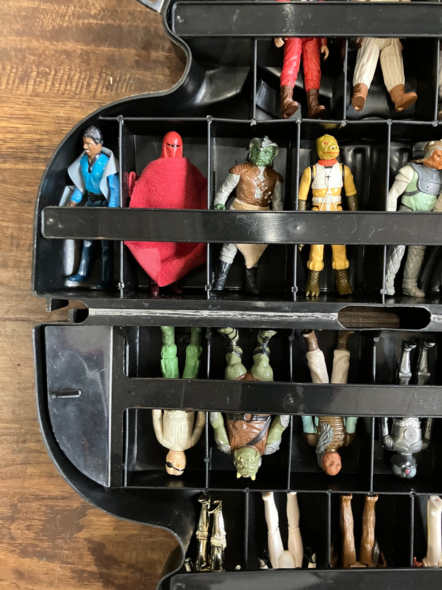 Vintage Star Wars 1977 Dark Vader Empire Accessory Storage 28 Figures