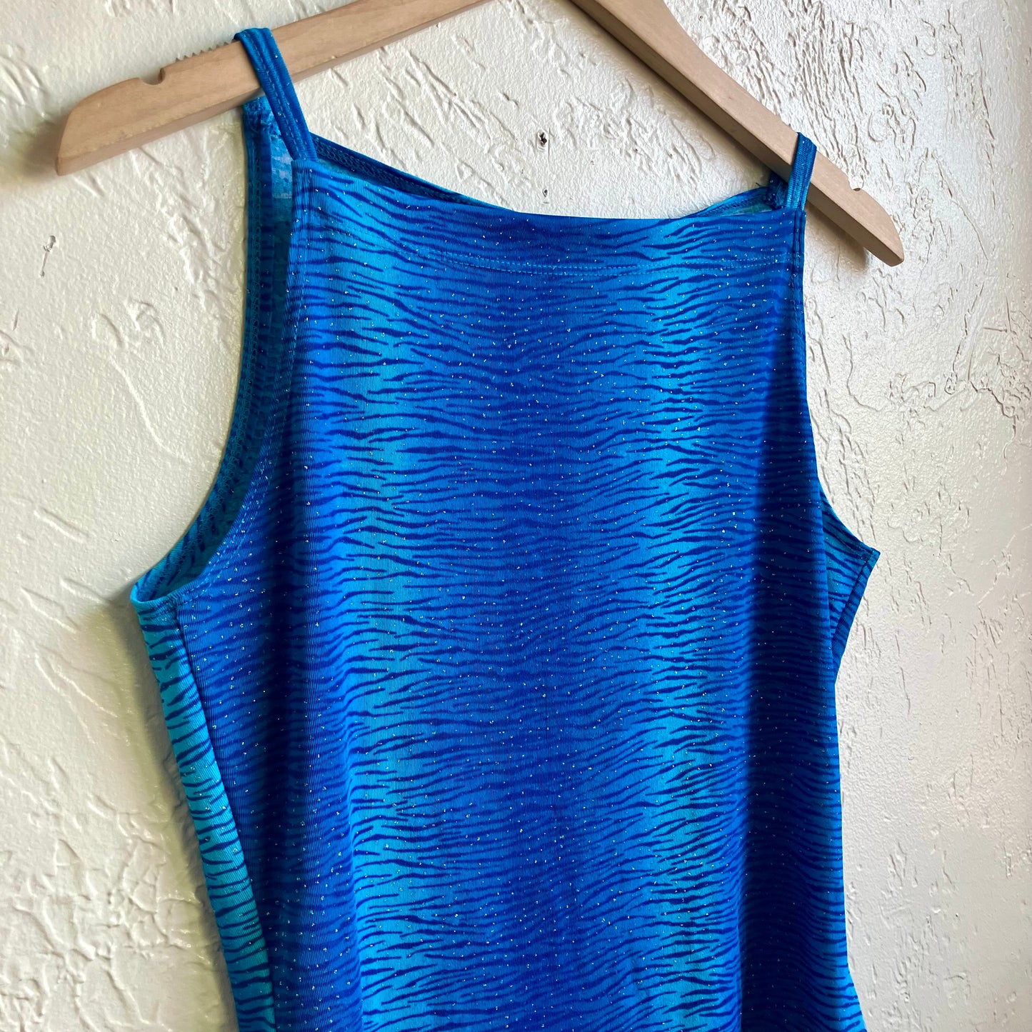 Y2K Blue Cami Tank Top Medium