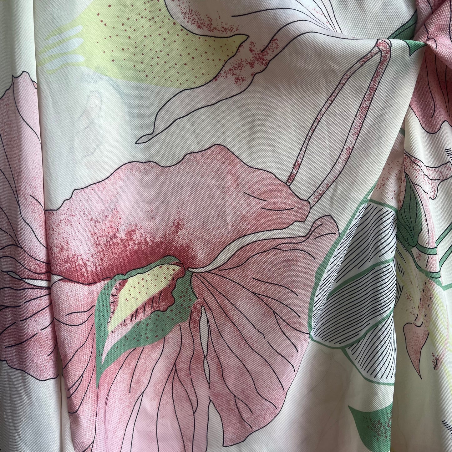 Multicolor Pink Floral Blouse | XL
