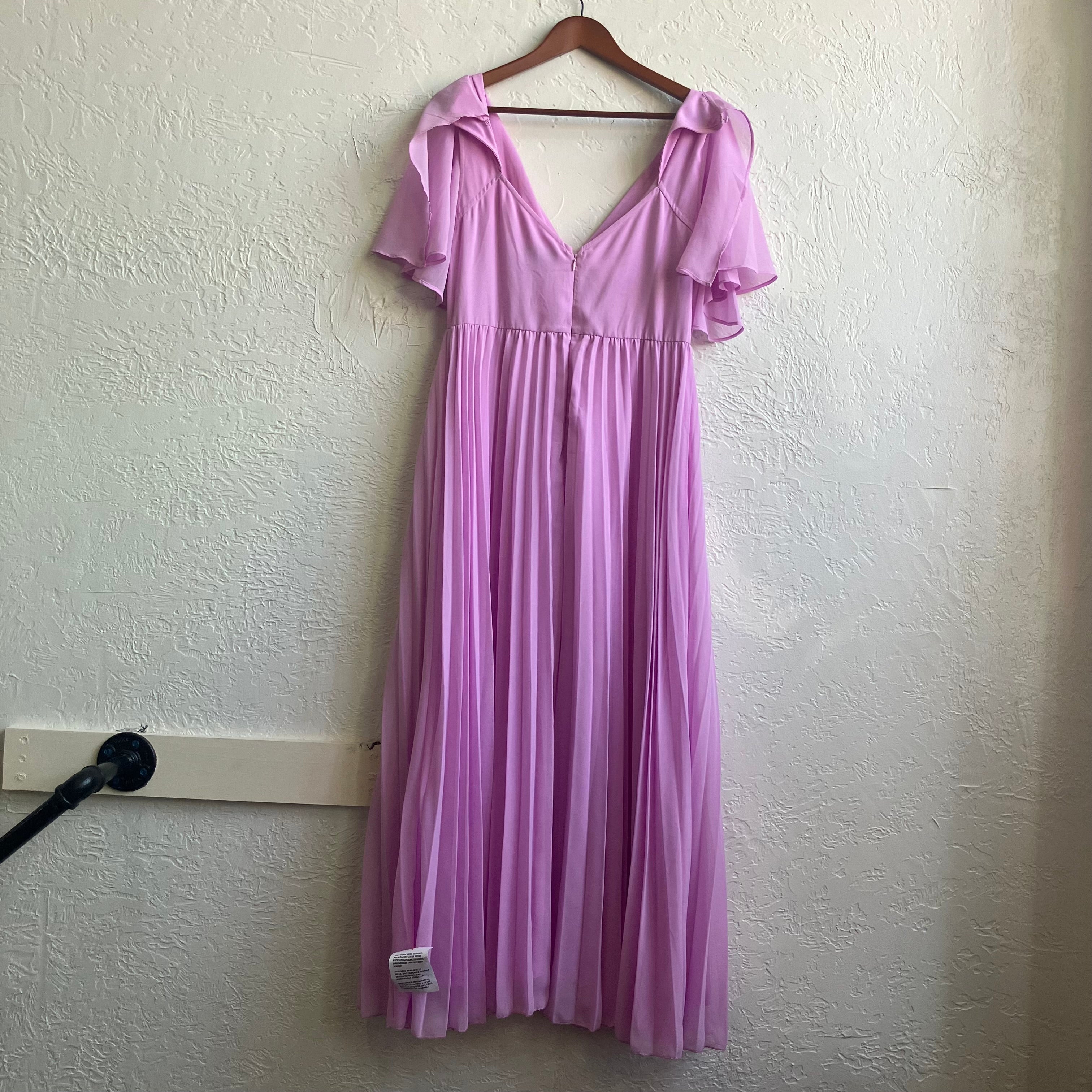 Purple Ruffle Dress | Size 10