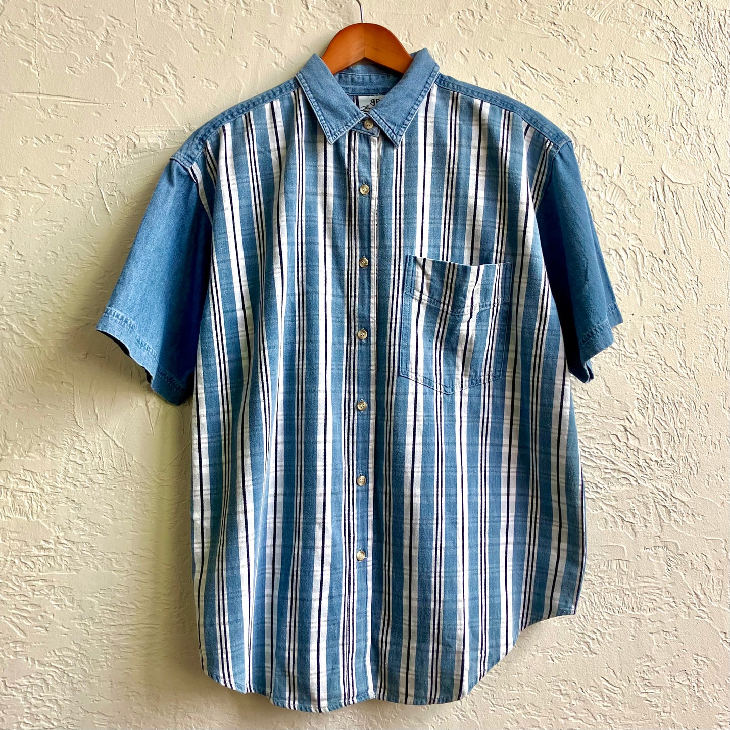Vintage Stripped Button Down | Medium
