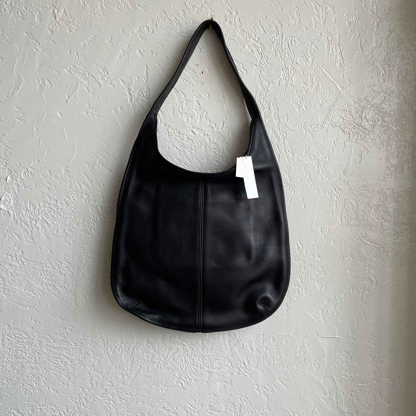 1997 Coach Vintage XL Black Ergo Hobo Bag #9026