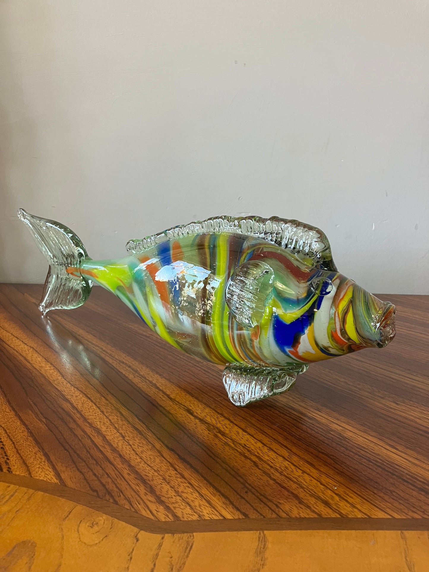 Mid-Century Handblown Murano Glass Fish 1970s