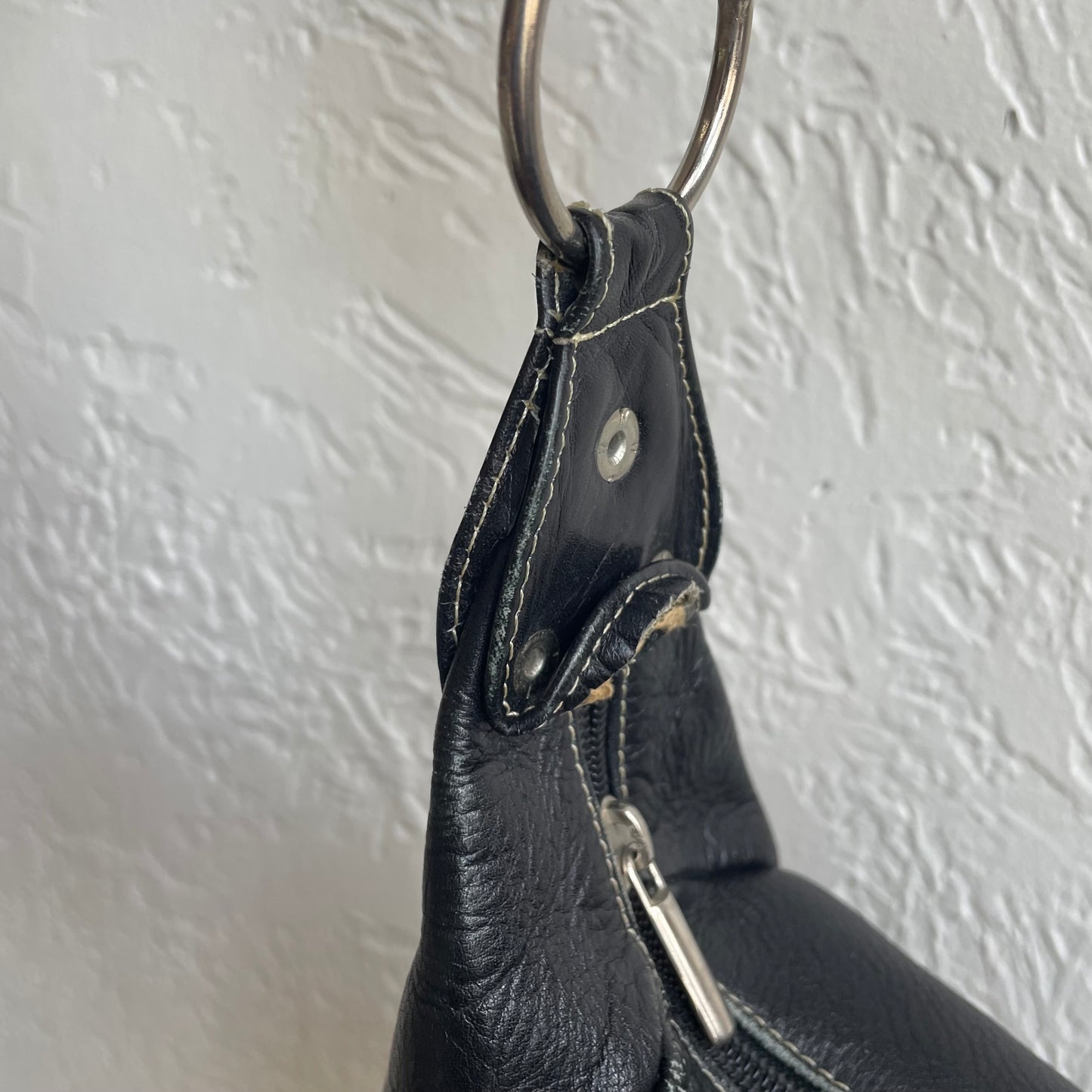 Leather Hand Tooled Y2K Boho Shoulder Bag