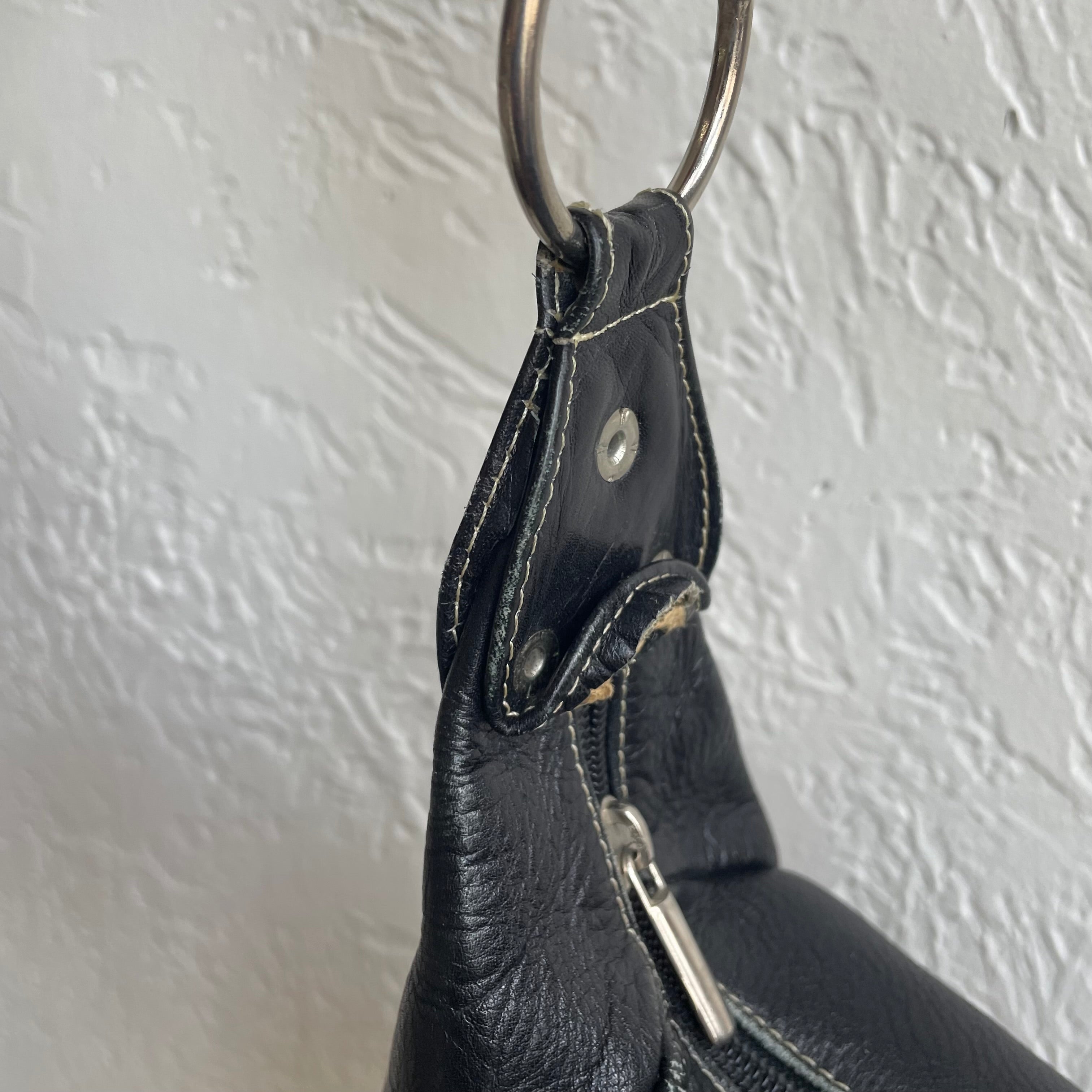 Leather Hand Tooled Y2K Boho Shoulder Bag