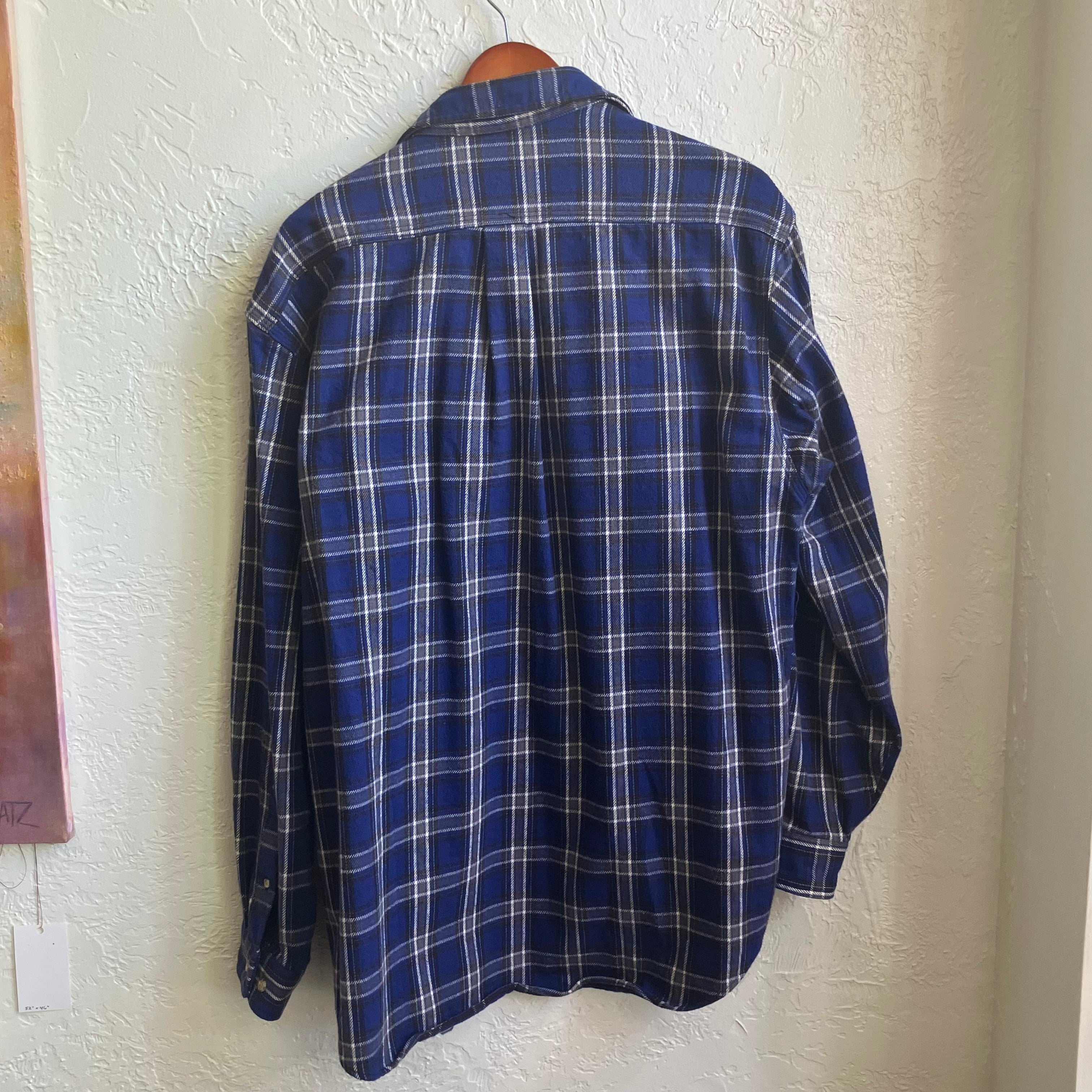 Blue Carhartt Plaid Flannel | Large