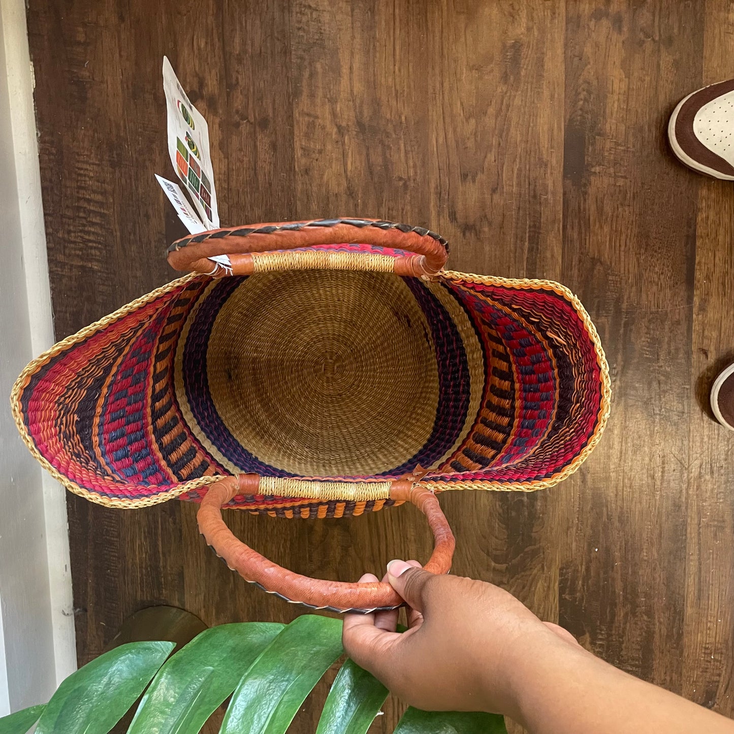 African Market Woven Basket