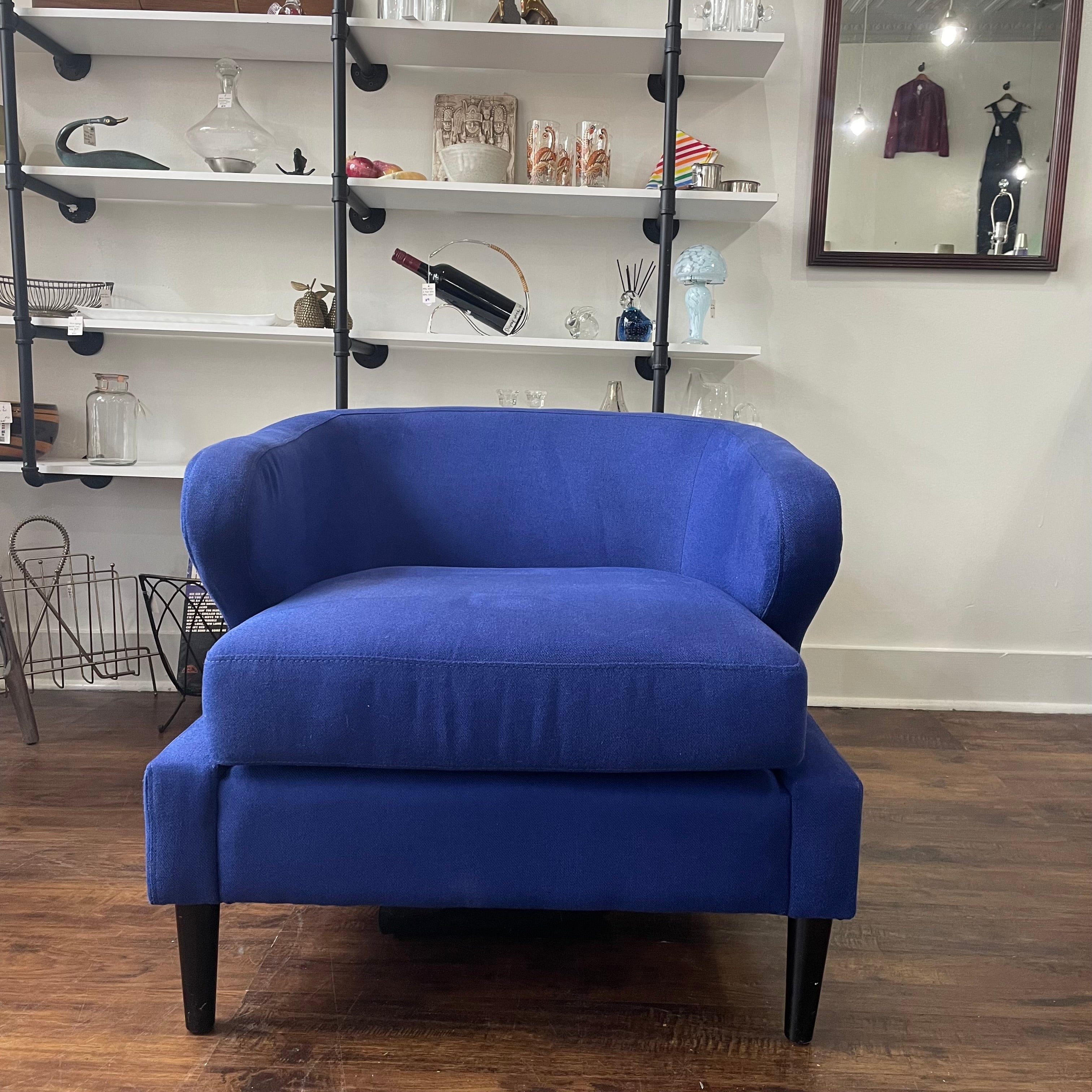 Modern Blue Accent Chair