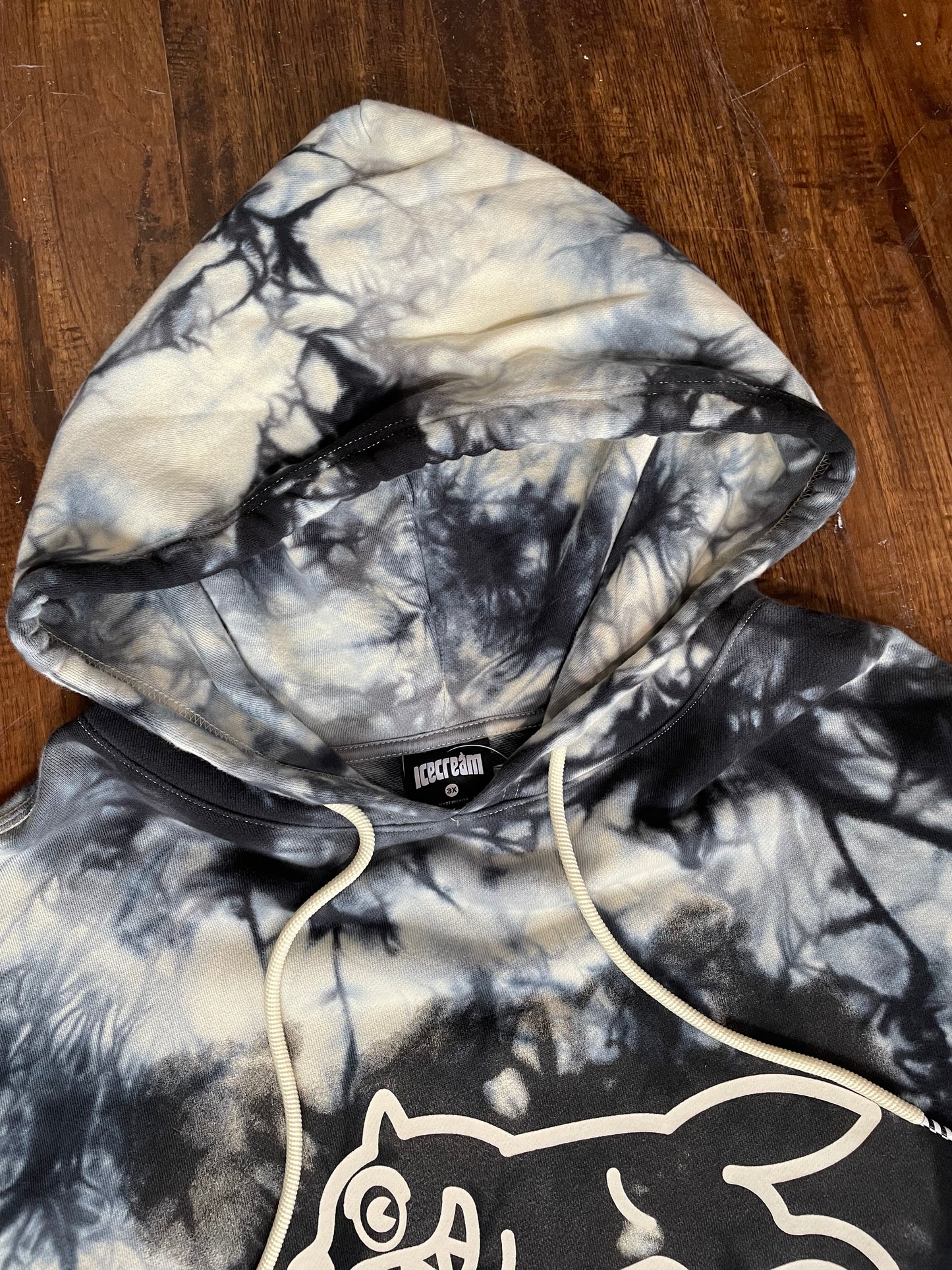 Tye Dye Ice Cream Hoodie 3XL