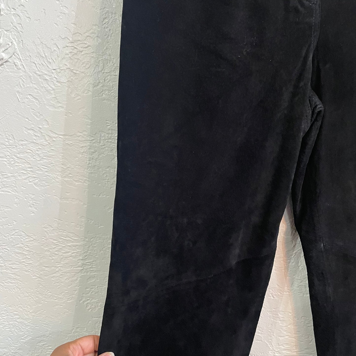 Valerie Steven’s Black Suede Pants NWT | Size 12