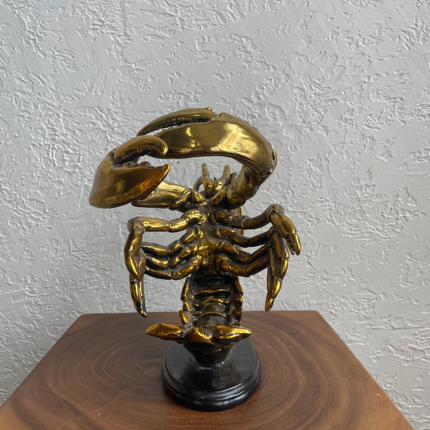 Gold Lobster Wine Bottle Holder