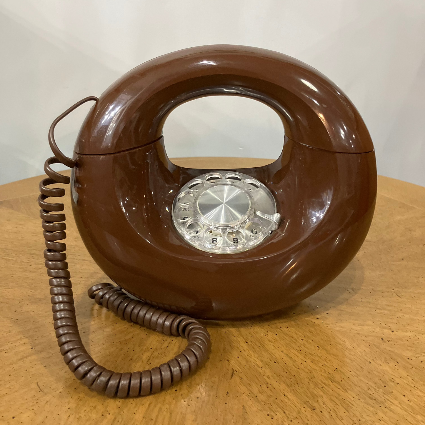 MCM Sculpture Round Donut Rotary Phone