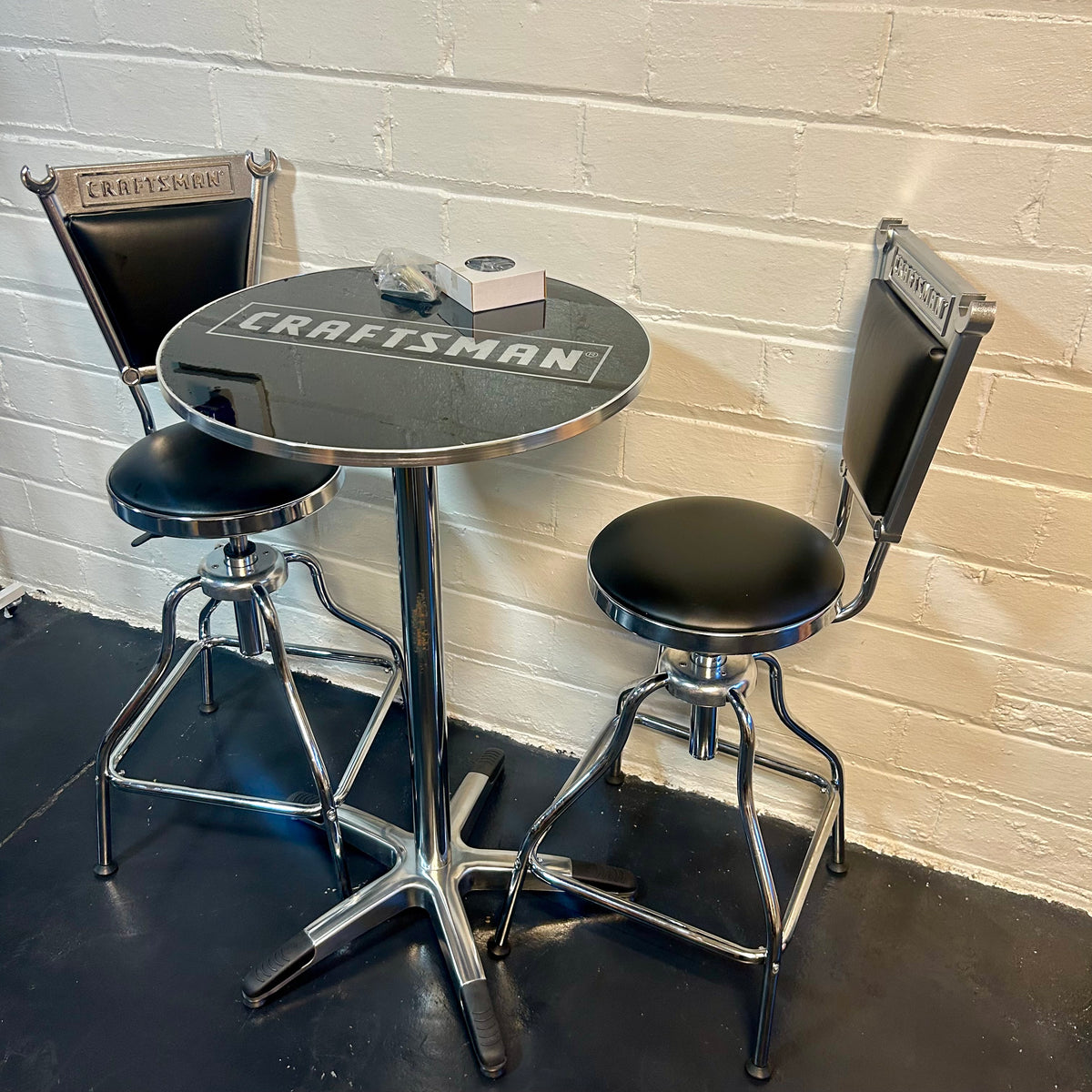 CRAFTSMAN 3-Piece Workshop Pub Table and Stool Set