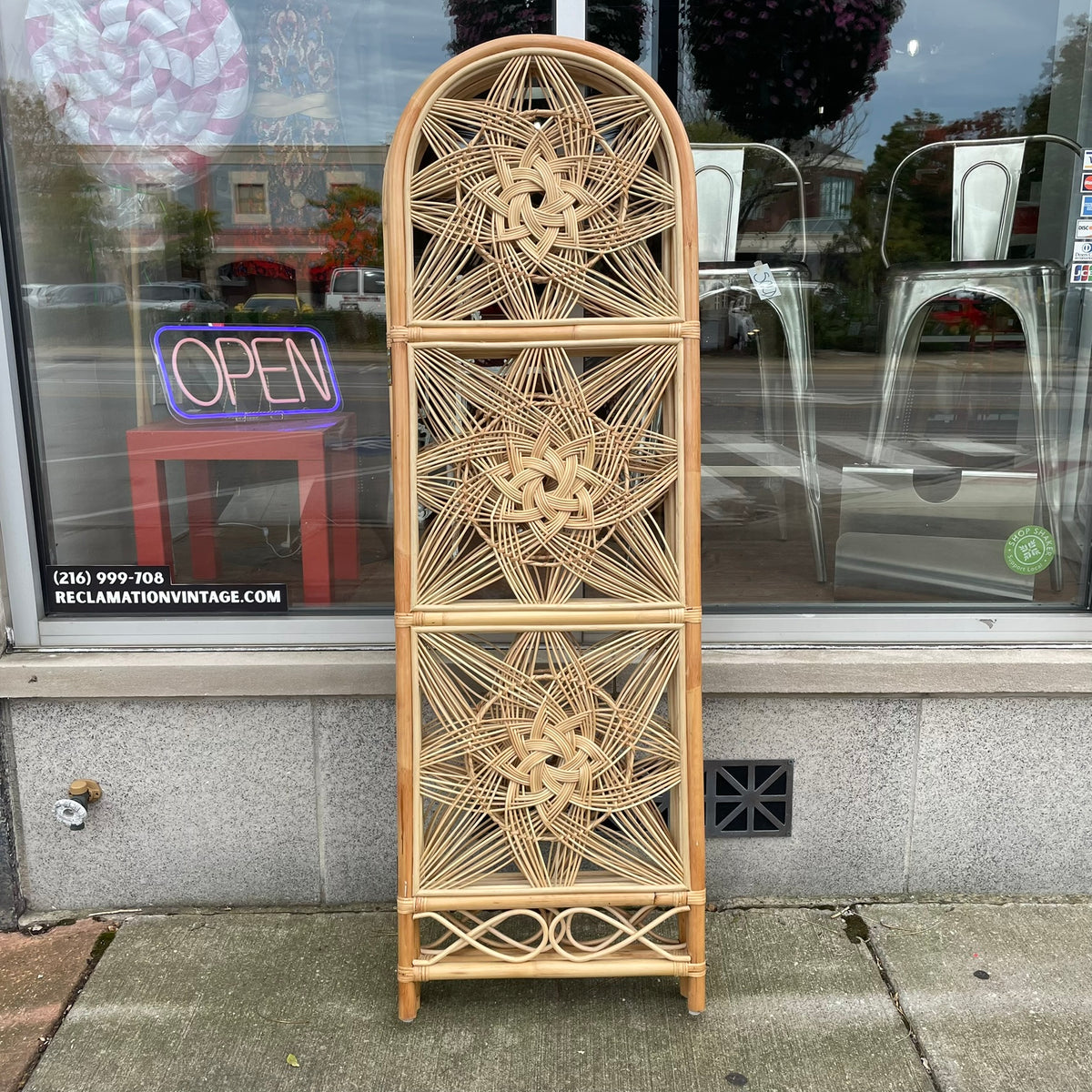 Kouboo Sunflower Rattan 3 Panel Room Divider