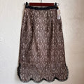 Black Lace Midi Scalloped Hem Skirt 1950's/60's | XS (Copy)