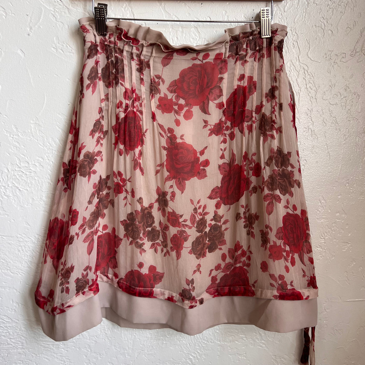 STEFANEL Flowy Silk Floral Midi | 38/2-Small