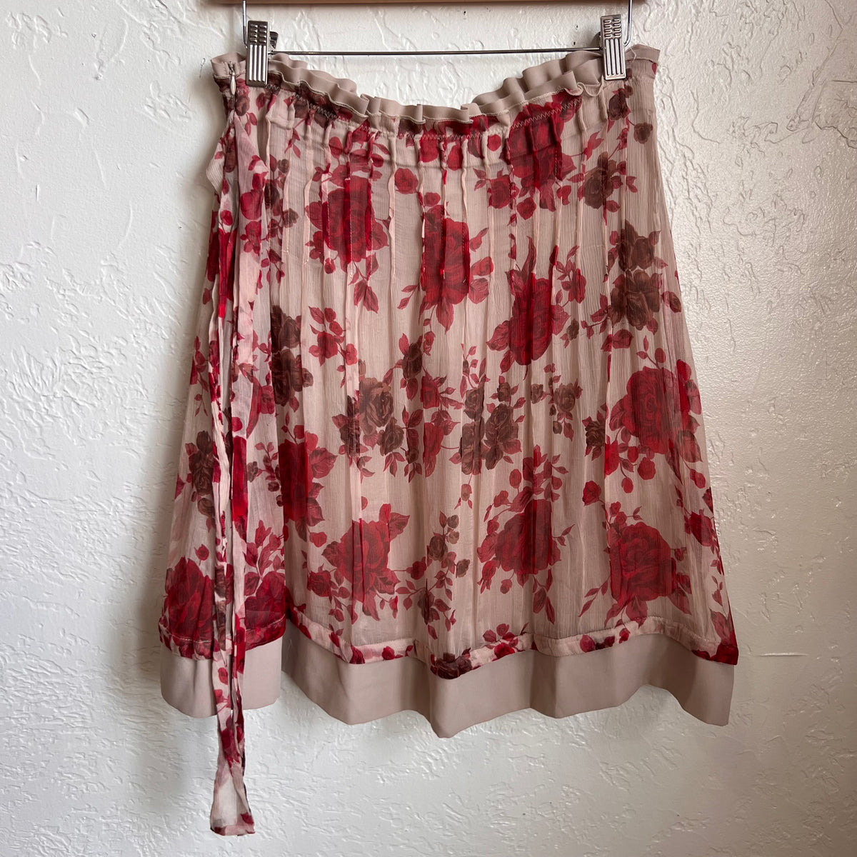 STEFANEL Flowy Silk Floral Midi | 38/2-Small