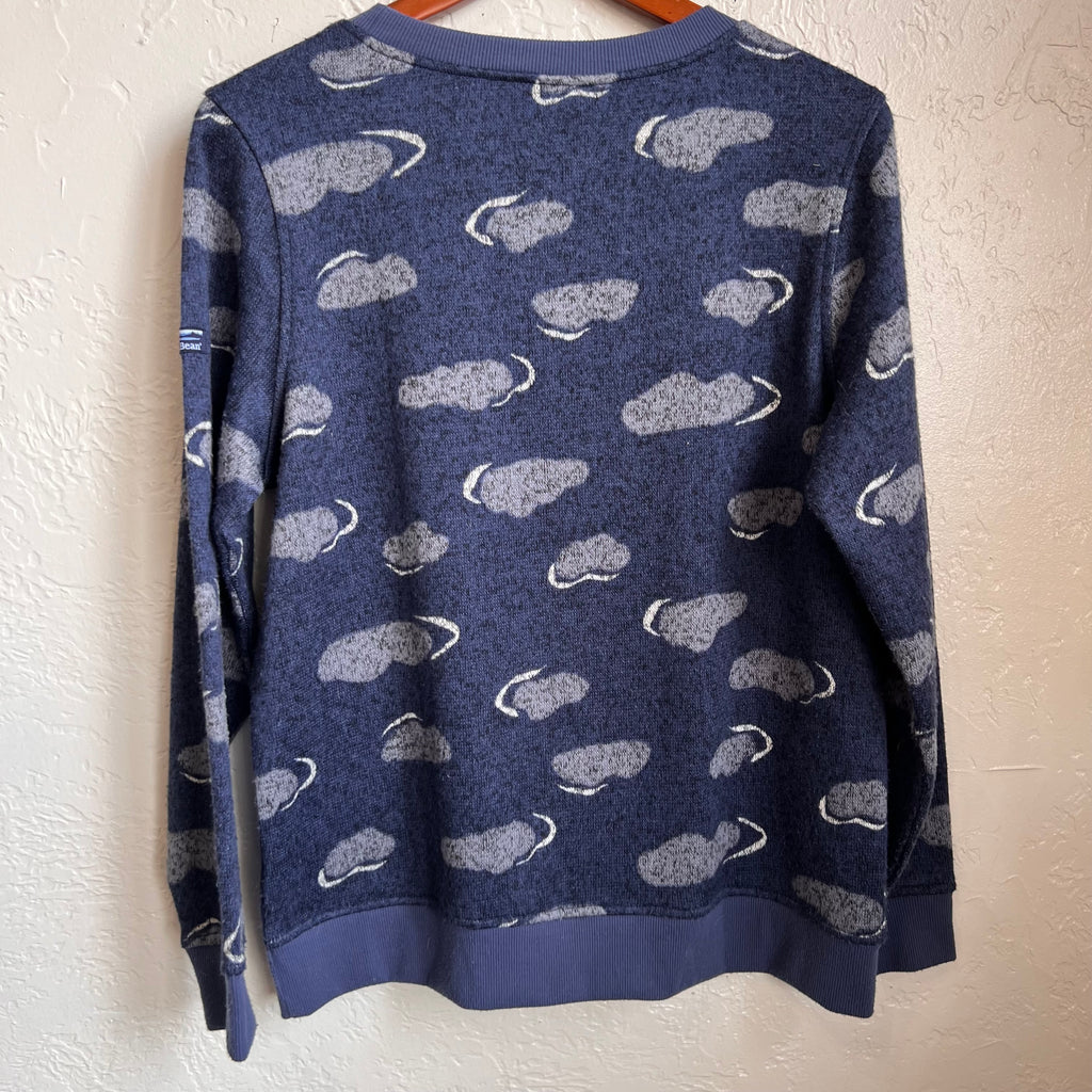 L.L. Bean Blue Cloud Soft Crew Neck | Medium