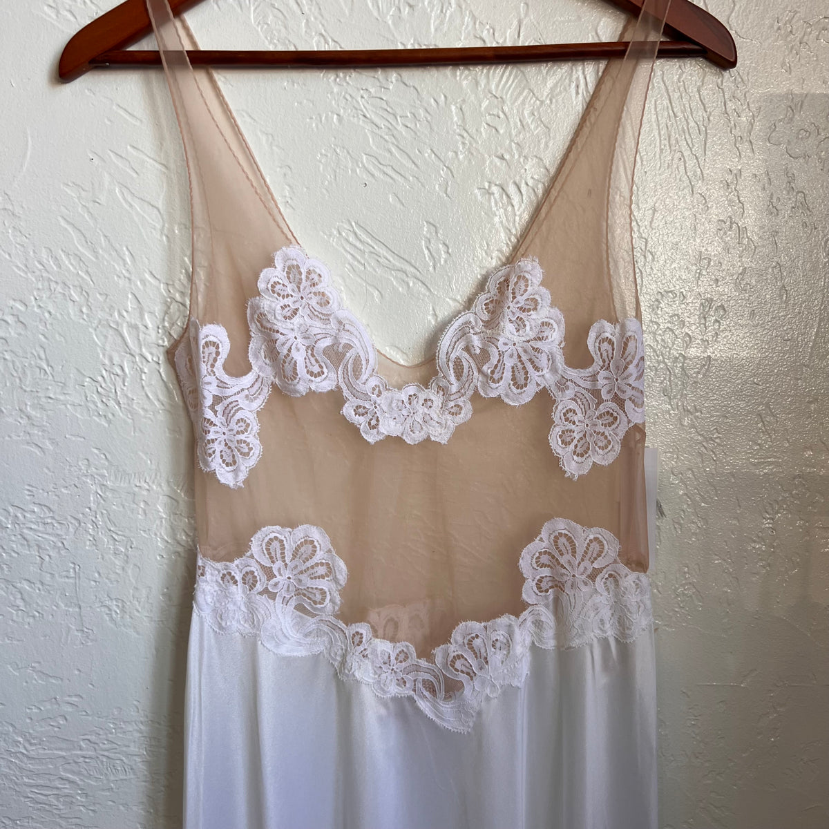 Bridal Lace Vintage Slip Gown | Small