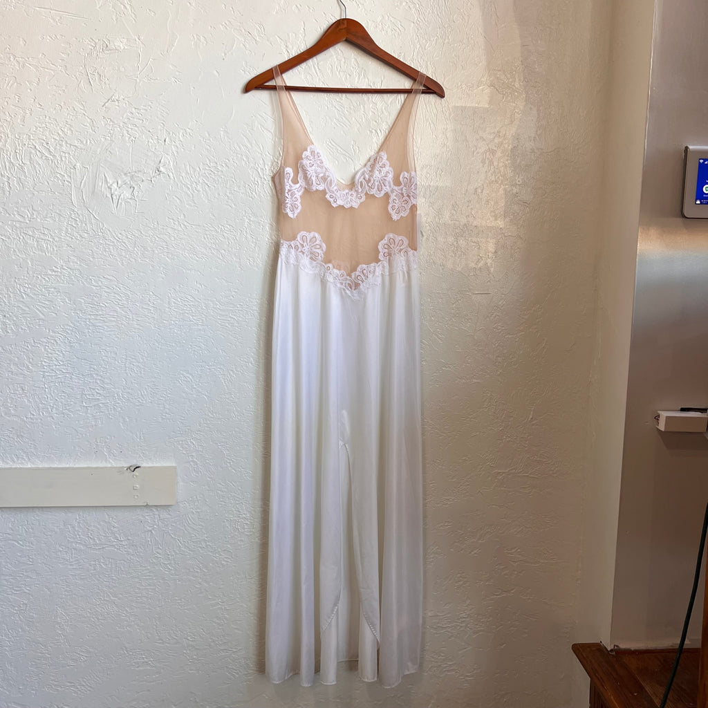 Bridal Lace Vintage Slip Gown | Small