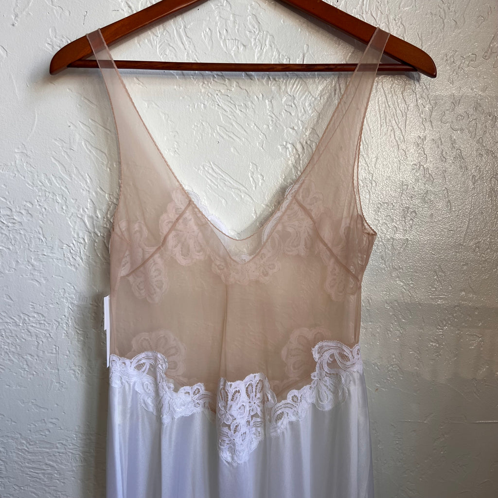 Bridal Lace Vintage Slip Gown | Small