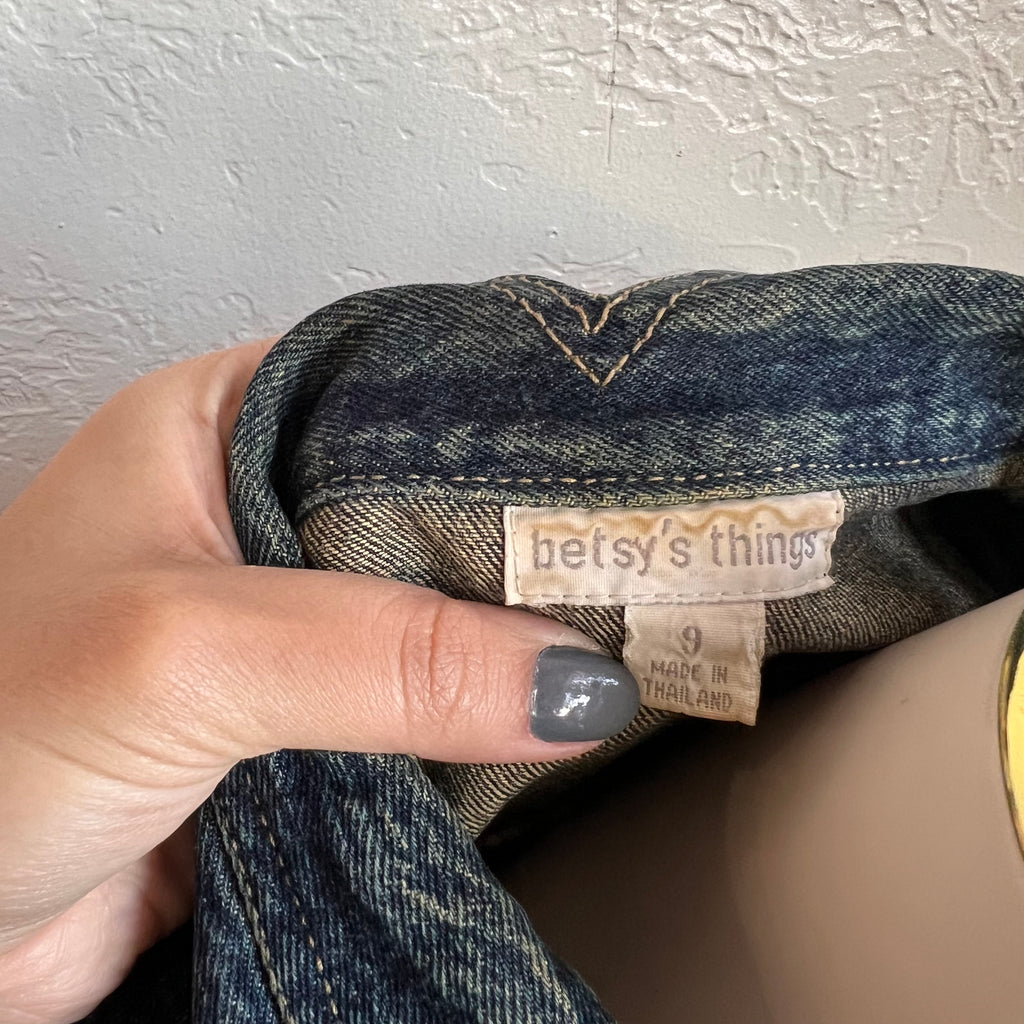 Western-Style 90’s Denim Midi/Maxi Dress | Medium