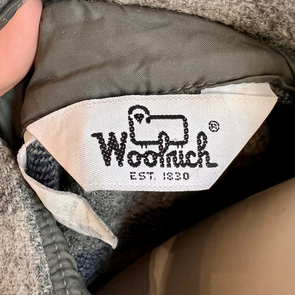 Woolrich Plaid Wool Flannel Shirt Jacket | Medium